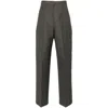Fabiana Filippi Check-pattern Tailored Trousers In Grey