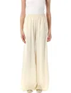 Fabiana Filippi High Waist Wide-leg Trousers In Vaniglia