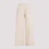 Fabiana Filippi Drawstring Straight-leg Pants In Vaniglia