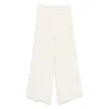 Fabiana Filippi Wide-leg Trousers With Elasticated Waistband In White