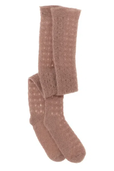 Fabiana Filippi Parisian Socks In Pink
