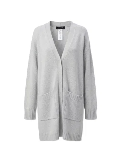 Fabiana Filippi Patch-pockets Cardigan In Gray