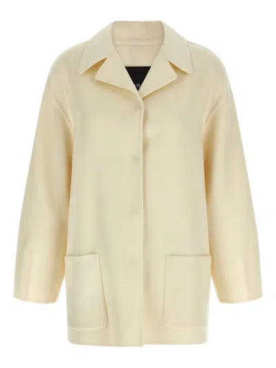 FABIANA FILIPPI PATCH-POCKETS CASHMERE COAT