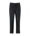 Fabiana Filippi Pattern Tweed Casual Pants