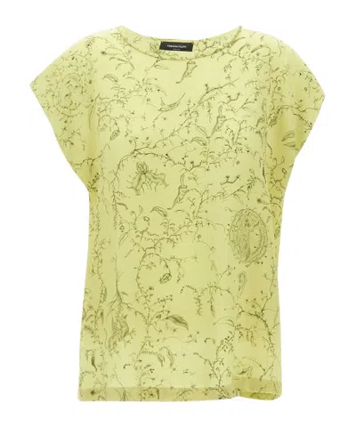 Fabiana Filippi Patterned T-shirt In Yellow