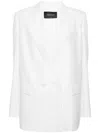 Fabiana Filippi Peak-lapels Double-breasted Blazer In White