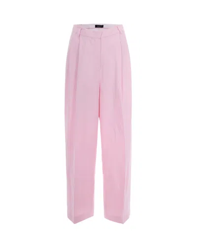 Fabiana Filippi Pantalone Fluido Rosa Petalo In Pink