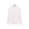 Fabiana Filippi Fine-knit Semi-sheer Shirt In Purple