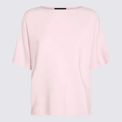 Fabiana Filippi Crew Neck Top In Pink