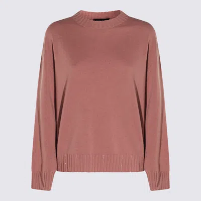 FABIANA FILIPPI PINK WOOL KNITWEAR
