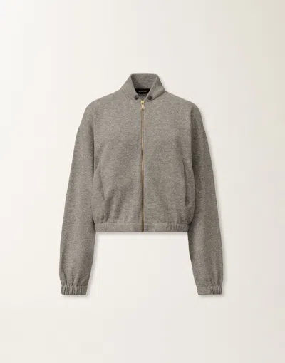 Fabiana Filippi Platinum Bomber Jacket