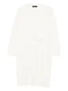Fabiana Filippi Platinum Button-fastening Dress In White