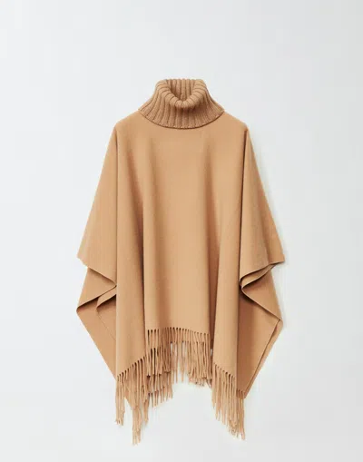 Fabiana Filippi Platinum Cape In Brown