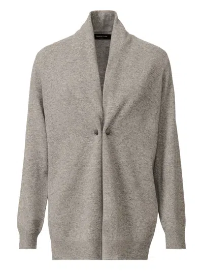 Fabiana Filippi Platinum Cardigan In Neutral