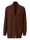 Fabiana Filippi Platinum Cardigan In Brown