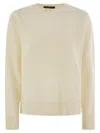 Fabiana Filippi Women's Open-knit Sweater With Bead Detailing In Neutral