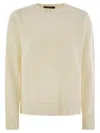 Fabiana Filippi Women's Open-knit Sweater With Bead Detailing In Neutral