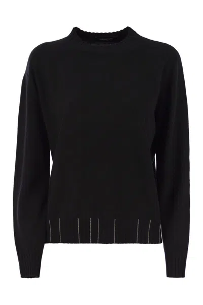 FABIANA FILIPPI FABIANA FILIPPI PLATINUM CREW-NECK JUMPER