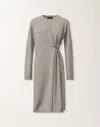 Fabiana Filippi Gestricktes Kleid Mit Knoten In Gray