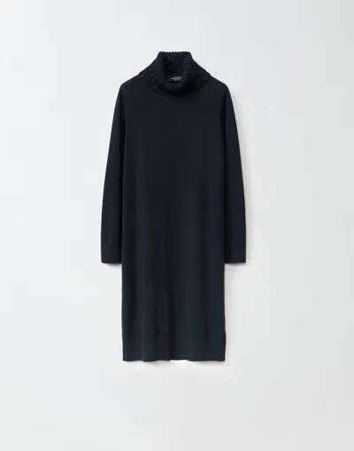 Fabiana Filippi Platinum Dress In Black