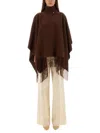Fabiana Filippi Platinum Hood In Brown