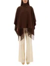 Fabiana Filippi Platinum Hood In Brown