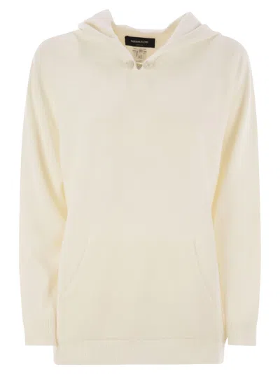 Fabiana Filippi Platinum Hoodie In Neutral