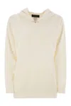 Fabiana Filippi Platinum Hoodie In Neutral