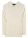 Fabiana Filippi Platinum Hoodie In Neutral