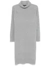 Fabiana Filippi Platinum Midi Dress In Grey