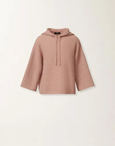 Fabiana Filippi Platinum Mohair Hoodie