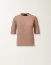 Fabiana Filippi Platinum Mohair Sweater In Pink