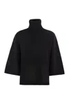 Fabiana Filippi Women's Wool Blend Turtleneck Sweater In Black
