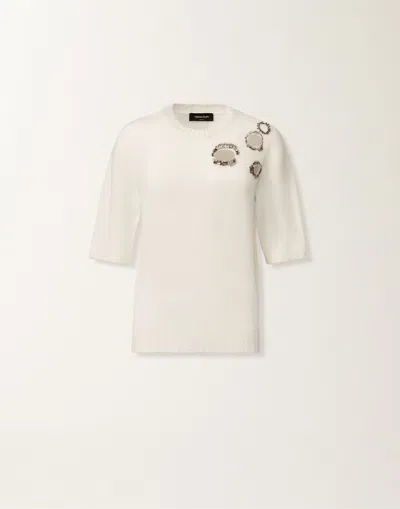 FABIANA FILIPPI FABIANA FILIPPI  - WOMAN KNITWEAR WHITE IT 44