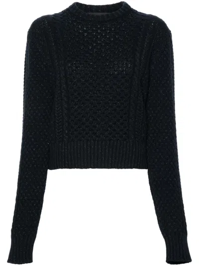 Fabiana Filippi Platinum Sweater In Blue