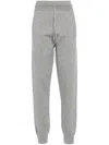 Fabiana Filippi Tapered Leg Pants With Elastic Waistband In Grey
