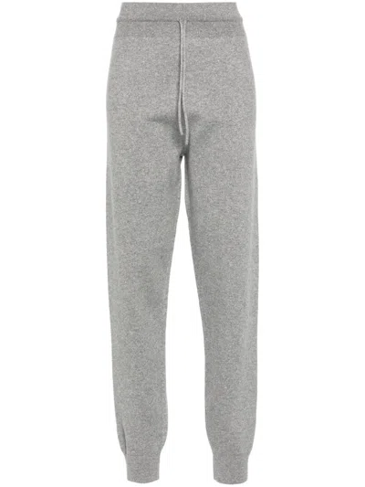 Fabiana Filippi Elastic Waistband Casual Pants In Grey