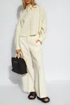 Fabiana Filippi Pleat-front Trousers In Cream