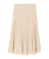 Fabiana Filippi Pleated A-line Skirt In Neutral