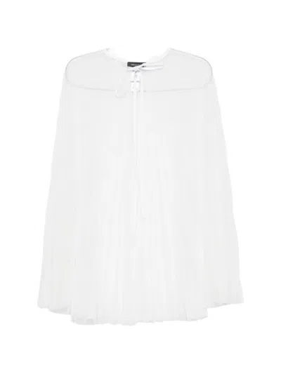 Fabiana Filippi Pleated Cape In Multi