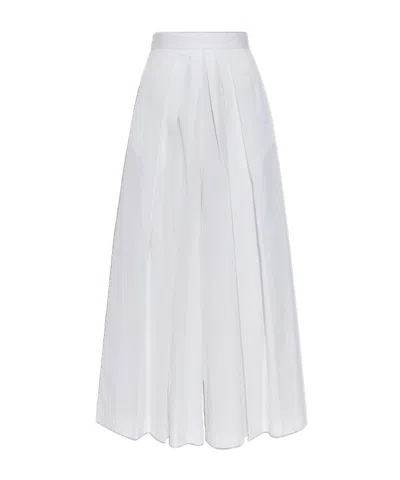 Fabiana Filippi Pleated Casual Pants In White