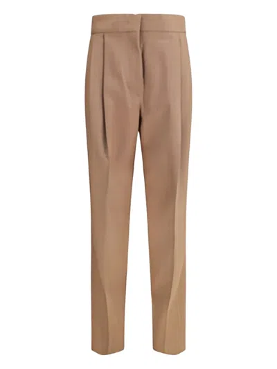 FABIANA FILIPPI PLEATED CHECK TROUSERS