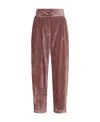 Fabiana Filippi Pleated Details Casual Pants In Red