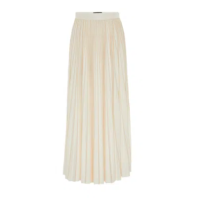 Fabiana Filippi Pleated Flared Skirt In Neutral