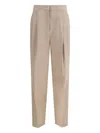 Fabiana Filippi Pleated Front Trousers In Neutral