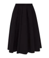 Fabiana Filippi Pleated Midi Skirt In Black