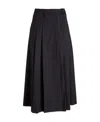 Fabiana Filippi Woman Midi Skirt Midnight Blue Size 8 Virgin Wool In Black