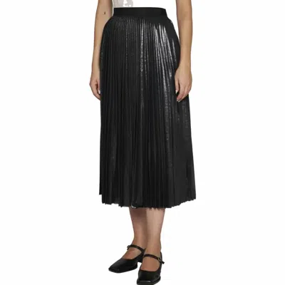Fabiana Filippi Pleated Midi Skirt In Black