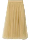 Fabiana Filippi Pleated Midi Skirt In Neutrals
