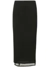 Fabiana Filippi Pleated Skirt In Black